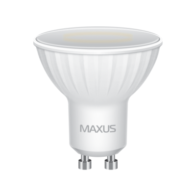 LED лампа MAXUS MR16 5W яркий свет 220V GU10 (1-LED-516)