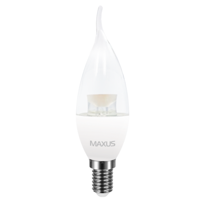 LED лампа MAXUS C37 CL-T 4W теплый свет E14 (1-LED-5315)