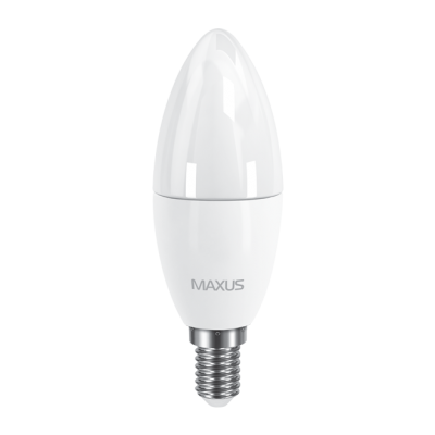 LED лампа MAXUS C37 6W яркий свет E14 (1-LED-534)