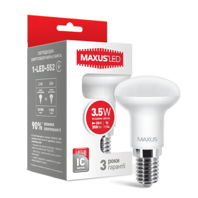 LED лампа MAXUS R39 3.5W яркий свет E14 (1-LED-552)